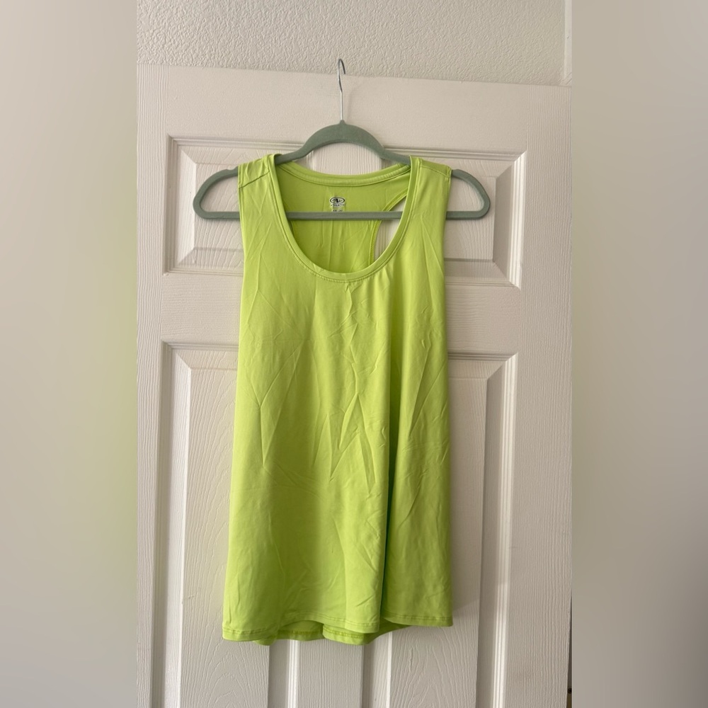 Lime Green Sleeveless Women's Top